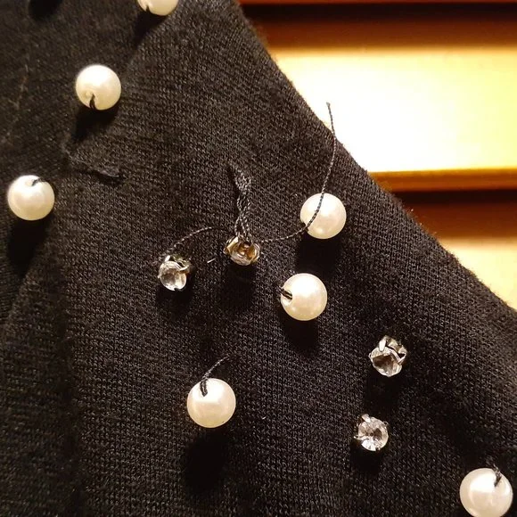 SUPER RARE TRASHY DIVA LORELEI RHINESTONE DRESS USED 10 1940S PINUP VINTAGE GLAM - Picture 8 of 13